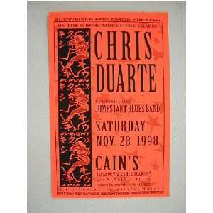  Chris Duarte Handbill Poster Cains Tulsa: Everything Else