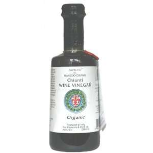 Aspretto Organic Chianti Wine Vinegar Grocery & Gourmet Food