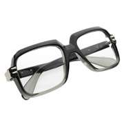   Hip Hop Run DMC Style Square Vintage Squared Eyeglasses Glasses 2981
