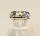 UNIQUE JOHN HARDY SPINNING STERLING SILVER COBBLESTONE ROCK RING *