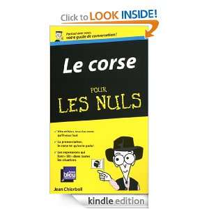 Le Corse   Guide de conversation Pour les Nuls (French Edition) Jean 