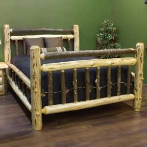  Hickory Logger Log Bed: Home & Kitchen