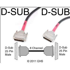  Mogami 2932 8 channel D Sub snake 25 Pin Male to Male 