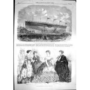   1867 Great Republic Steam Ship New York Paris Fashion