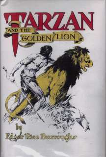   THE GOLDEN LION 1ST/1ST 1923 BURROUGHS W/DJ BEAUTIFUL BOOK!!  