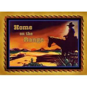 Cowboy Range: Eureka Lake. 24.00 inches by 17.00 inches. Best Quality 