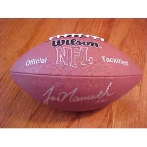 Joe Namath Hand Signed Autographed New York Jets Full Size NFL MVP 