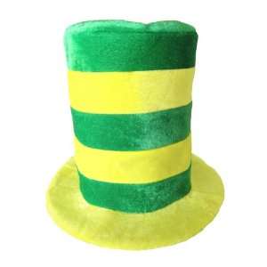   & Green Striped St. Patricks Day Top Hat ~ Irish Holiday Top Hat