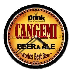  CANGEMI beer and ale cerveza wall clock: Everything Else