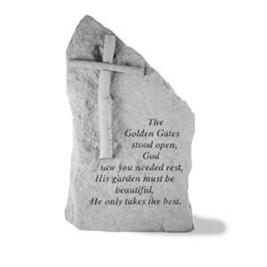 The Golden Gate Stood Open   Memorial Stone Totem   Free Shipping