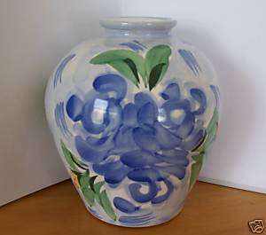 Patton Handmade Stoneware Pottery Vase, Costa Mesa, CA  