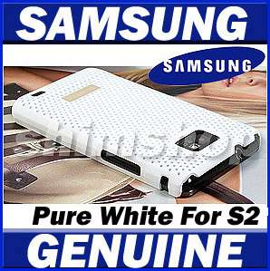 SAMSUNG GALAXY S II S2 I9100 SII WHITE HARD CASE COVER  