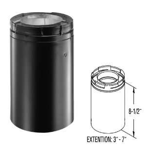   Pro 8 ½ Black Chimney Pipe Extension   46DVA 08AB