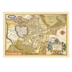   near Florence by Abraham Ortelius, 24x32:  Home & Kitchen