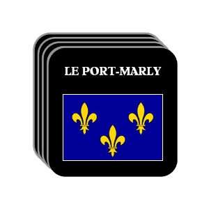  Ile de France   LE PORT MARLY Set of 4 Mini Mousepad 