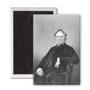 Reverend Hugh Stowell, engraved by D. J   3x2 inch Fridge Magnet 