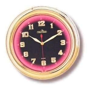  Sterling Silver Neon Wall Clock (Red Neon)