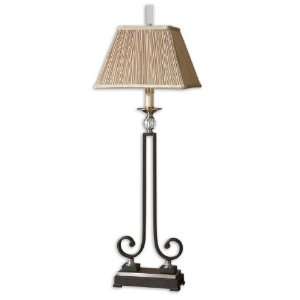  Uttermost 44.5 Inch Carabella Lamp In Crackled Oil Rubbed 