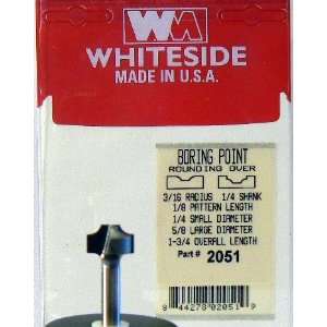     WS2051   3/16 Plunge Roundover w/ Plunge Point: Home Improvement