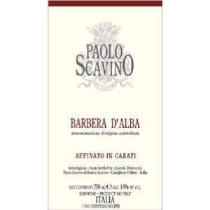  2005 Paolo Scavino Affinato In Carati Barbera DAlba Doc 