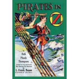   Paper poster printed on 12 x 18 stock. Pirates in Oz