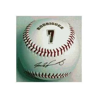 Ivan Rodriguez Autographed Baseball:  Sports & Outdoors