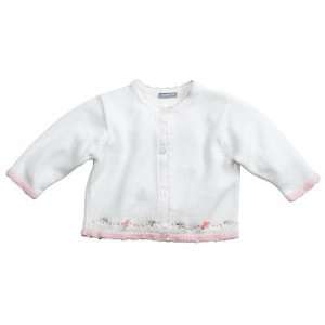   : Carters Pink Embroidered V Neck Cardigan Sweater  0 3 months: Baby
