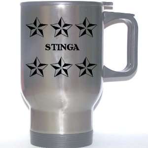  Personal Name Gift   STINGA Stainless Steel Mug (black 