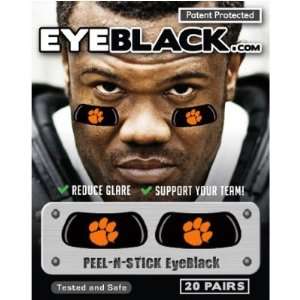  Clemson Tigers NCAA Peel & Stick Eyeblack Strips (40 