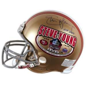  Stever Young 49ers HOF Autographed Pro Helmet: Sports 