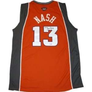  Steve Nash Signed Suns Authentic Adidas Orange Jersey 