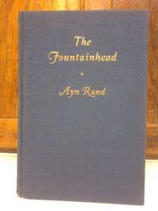 THE FOUNTAINHEAD 1ST ED/STATED 7TH PRINTING AYN RAND NF  