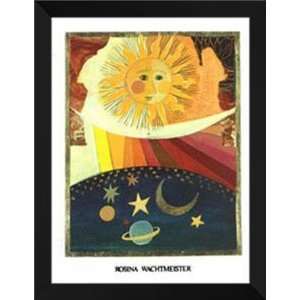   Wachtmeister FRAMED Art 28x36 Sonne, Mond Und Sterne