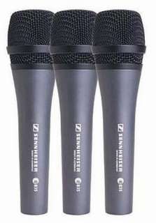 Sennheiser e835 Three Pack of Vocal Stage Microphones 615104835030 