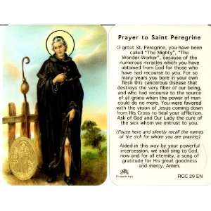  St. Peregrine Prayer Card (RCC 29E)