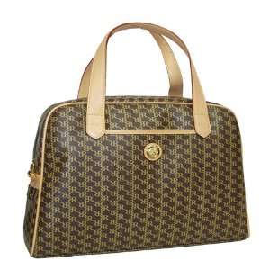   Brown Carry On Dome Traveler by Rioni Designer Handbags & Luggage