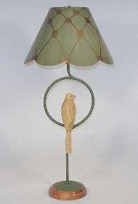 25 High Natural Light Canary Bird Table Lamp  
