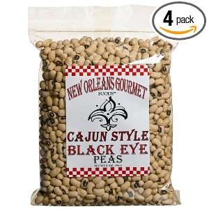 New Orleans Gourmet Foods Black Eye Pea Mix, Cajun Style,14 Ounces 