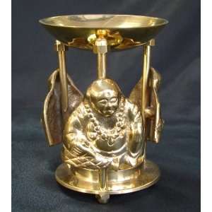  Brass Incense Oil Burner with Buddha Design Everything 