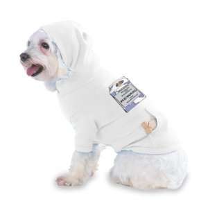   Coonhound Hooded T Shirt for Dog or Cat LARGE   WHITE