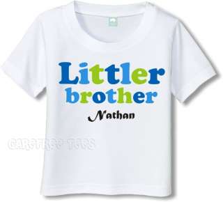 Big and Little Brother Personalized TShirt w/variations  