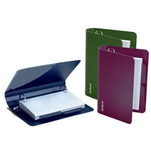  Oxford Poly Index Card Binder Assorted: Office Products