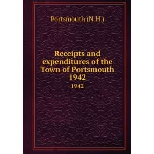   of the Town of Portsmouth. 1942 Portsmouth (N.H.)  Books