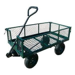 Sandusky Lee CW Steel Crate Wagon, Green, 400 lbs Load Capacity, 21 3 