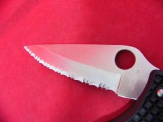 Vintage 1st Model SPYDERCO ENDURA C10 w/ Serrated Blade Knife   NOS 
