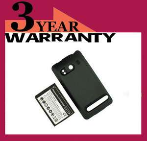 3500mAh Extended Battery + Cover For Sprint HTC EVO 3D  