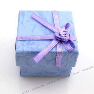 14 Lilac Flower Ring Gift Display Cardboard Box 120281  