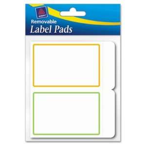  Avery Dennison 22019 Removable Label Pads, 2 x 3, Assorted 