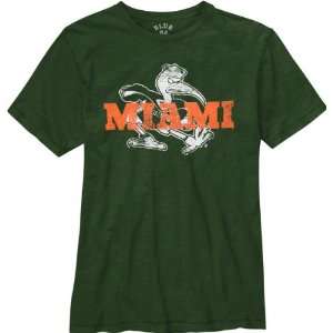  Miami Hurricanes Forest Green Quimby Slub T Shirt