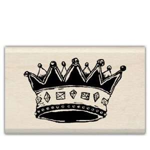  Queen for a Day Wood Mounted Rubber Stamp: Arts, Crafts 